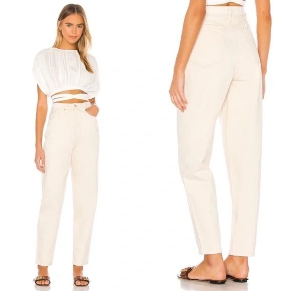 WeWoreWhat Dani Boyfriend Jeans in Ridged Unbleached Size 25